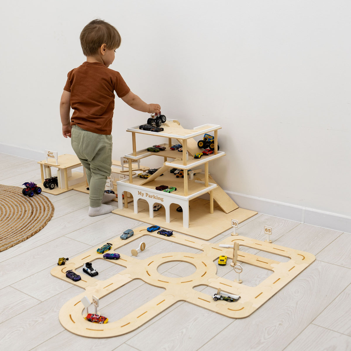 Toy Parking Garage - LittleLullabyLoft