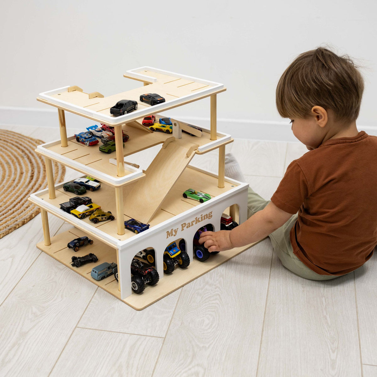 Toy Parking Garage - LittleLullabyLoft