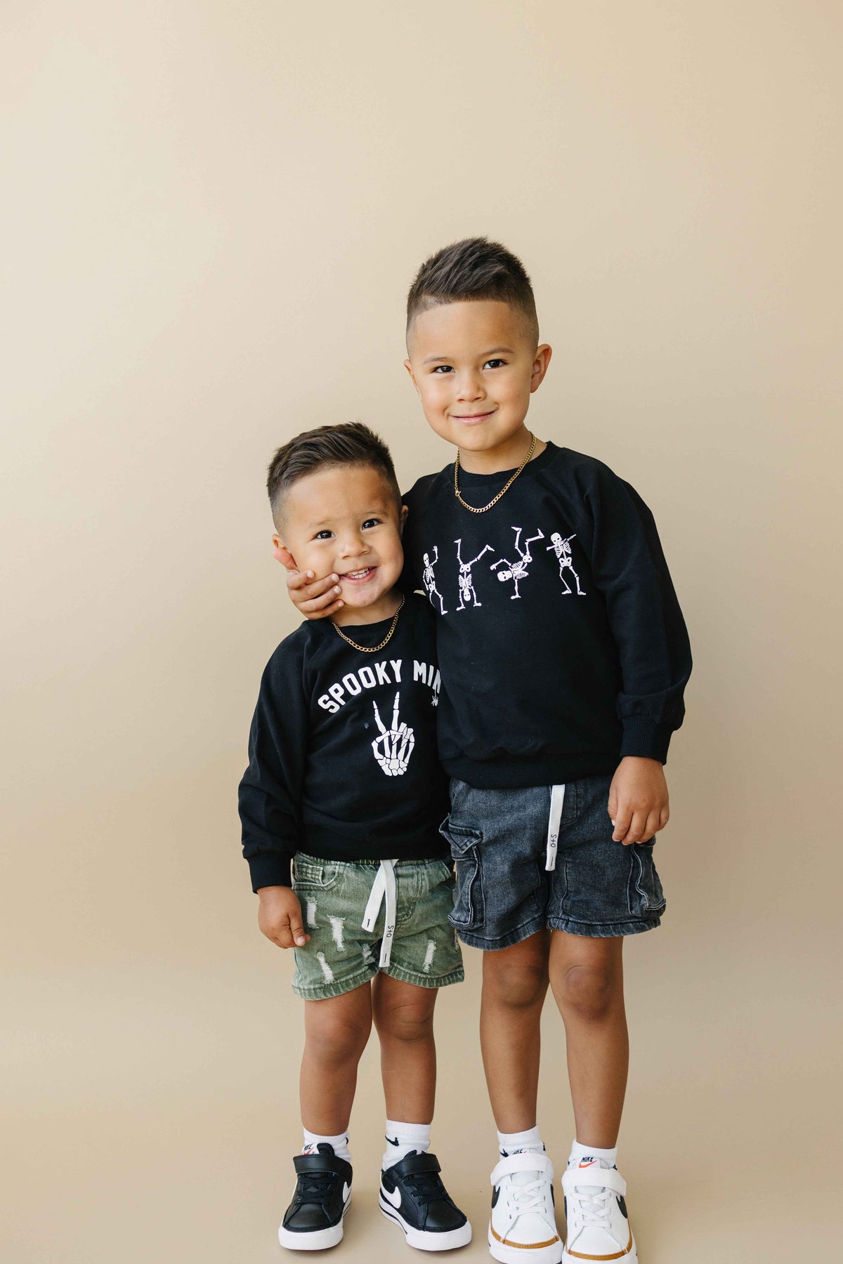 Organic Cotton Dancing Skeletons Crewneck Sweatshirt