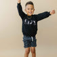 Organic Cotton Dancing Skeletons Crewneck Sweatshirt