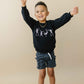 Organic Cotton Dancing Skeletons Crewneck Sweatshirt