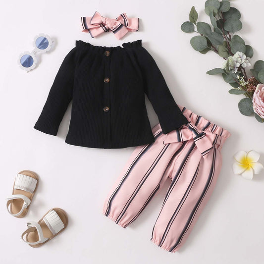 3M-24M Newborn Baby Clothes Set Toddler Girl Outfits - LittleLullabyLoft