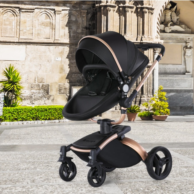 3-in-1 High Landscape 360° Rotating Foldable Baby Stroller