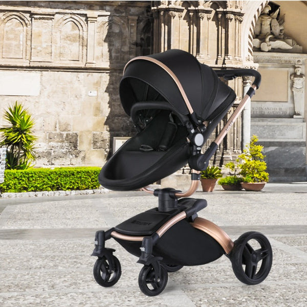 3-in-1 High Landscape 360° Rotating Foldable Baby Stroller