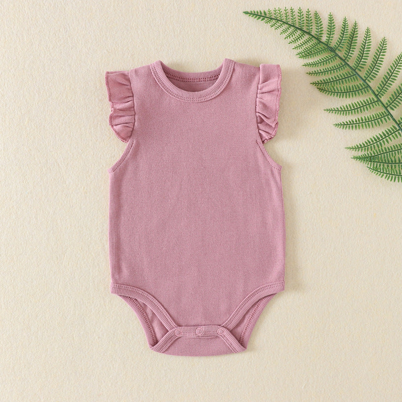 Newborn Baby Girl Onesie Jumpsuit Romper Outfit Set