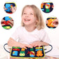 Children's Busy Board Dressing and Buttoning Learning Book Toy - LittleLullabyLoft