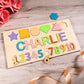 Personalized Baby Name Wooden Puzzle Toy - LittleLullabyLoft