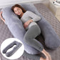 U-Shaped Maternity Pillow – Cooling Pregnancy Support Pillow - LittleLullabyLoft