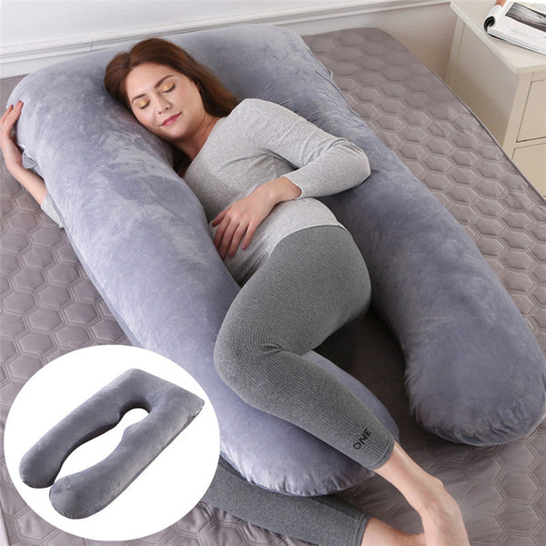 U-Shaped Maternity Pillow – Cooling Pregnancy Support Pillow