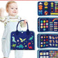 Children's Busy Board Dressing and Buttoning Learning Book Toy - LittleLullabyLoft