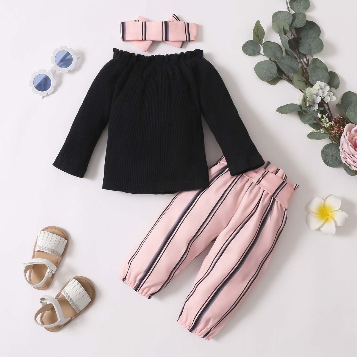 3M-24M Newborn Baby Clothes Set Toddler Girl Outfits - LittleLullabyLoft