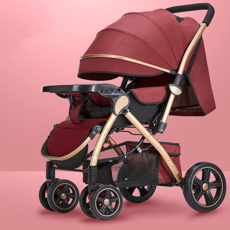 Lightweight Foldable Baby Stroller for Everyday Travel Convenience