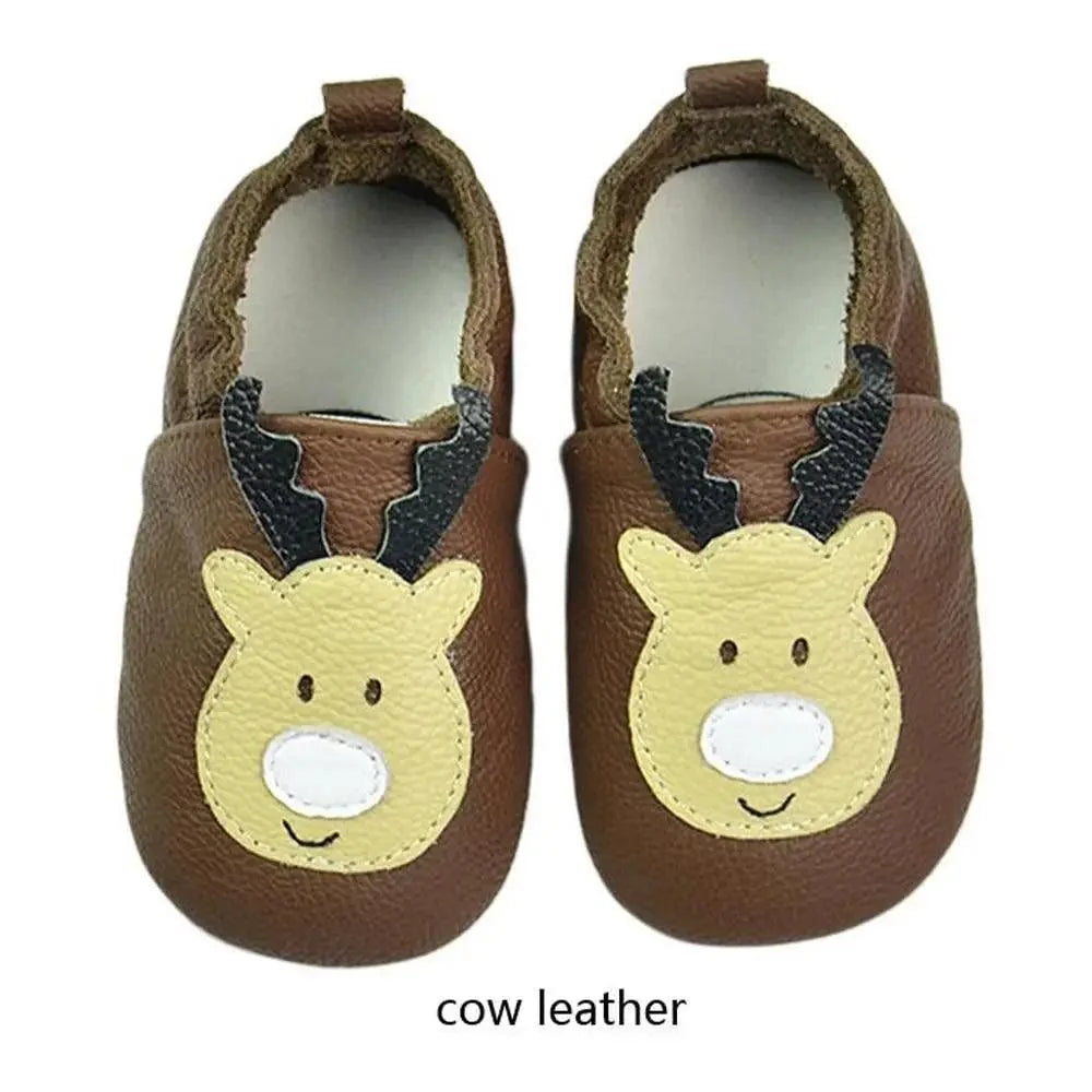Baby Shoes Leather Newborn Booties For Babies Baby Infant Toddler Moccasins Shoes - LittleLullabyLoft