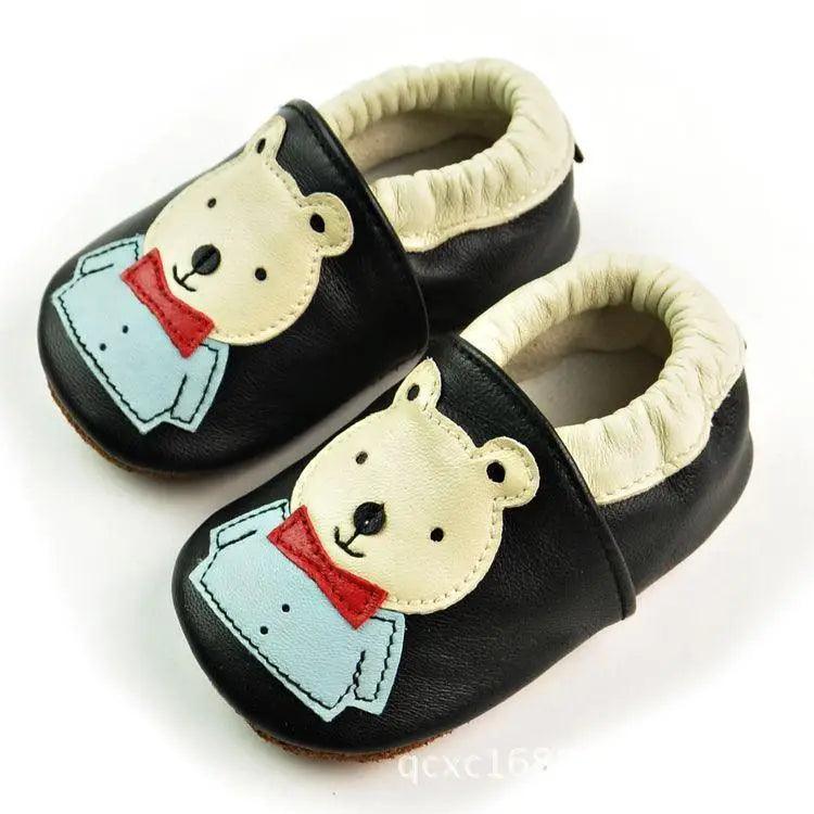 Baby Shoes Leather Newborn Booties For Babies Baby Infant Toddler Moccasins Shoes - LittleLullabyLoft
