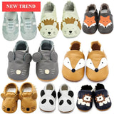 Baby Shoes Leather Newborn Booties For Babies Baby Infant Toddler Moccasins Shoes - LittleLullabyLoft