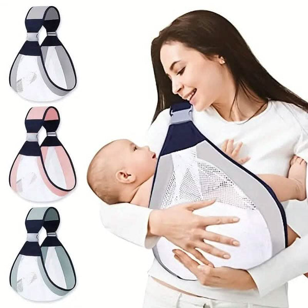 3D Mesh Baby Sling Carrier Breathable Infant Wrap