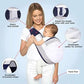 3D Mesh Baby Sling Carrier Breathable Infant Wrap - LittleLullabyLoft