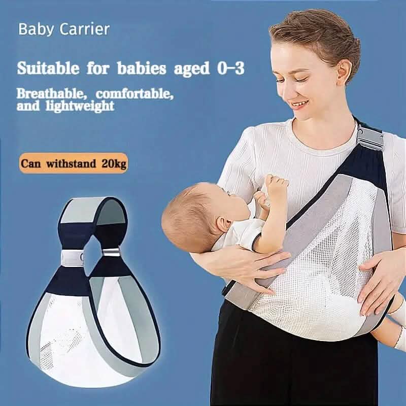 3D Mesh Baby Sling Carrier Breathable Infant Wrap