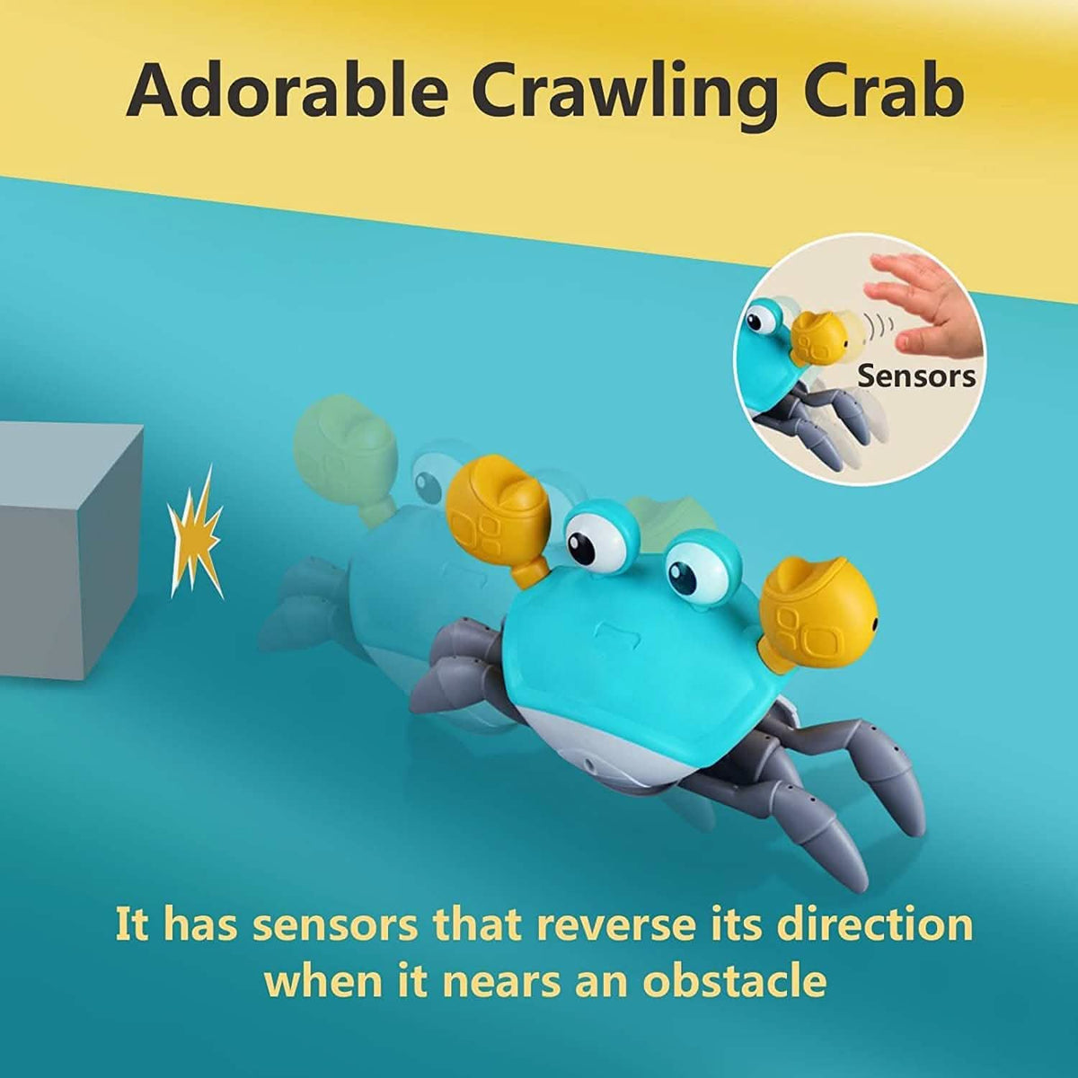 Baby Toys Infant Crawling Crab - LittleLullabyLoft