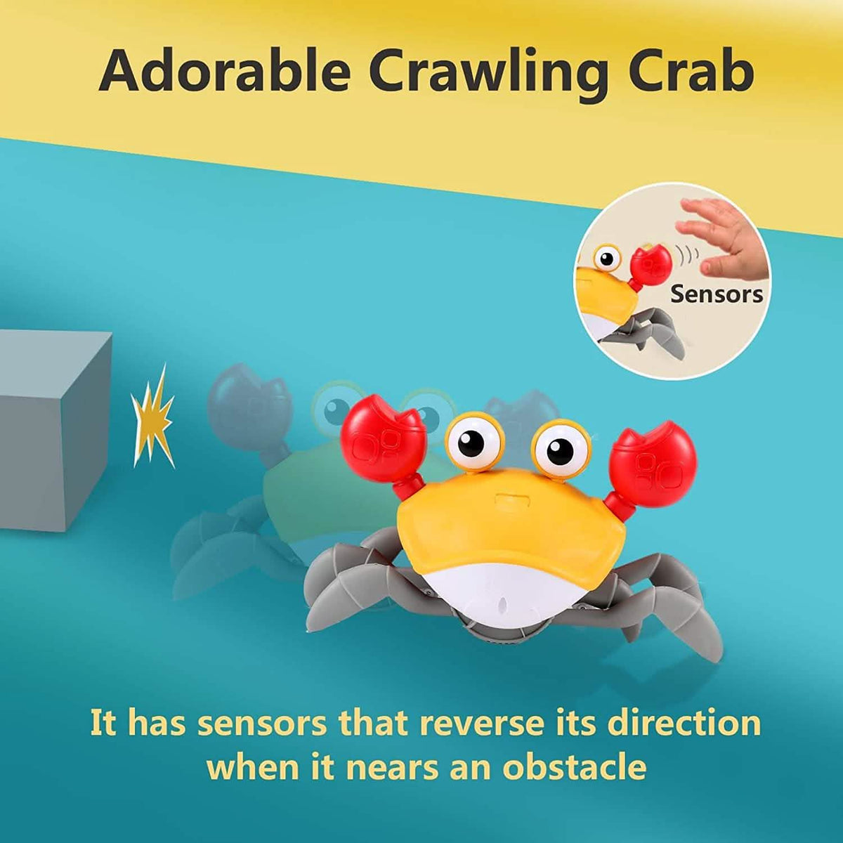 Baby Toys Infant Crawling Crab - LittleLullabyLoft
