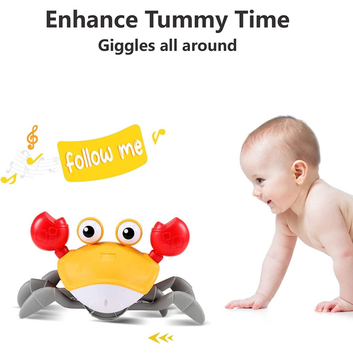 Baby Toys Infant Crawling Crab - LittleLullabyLoft