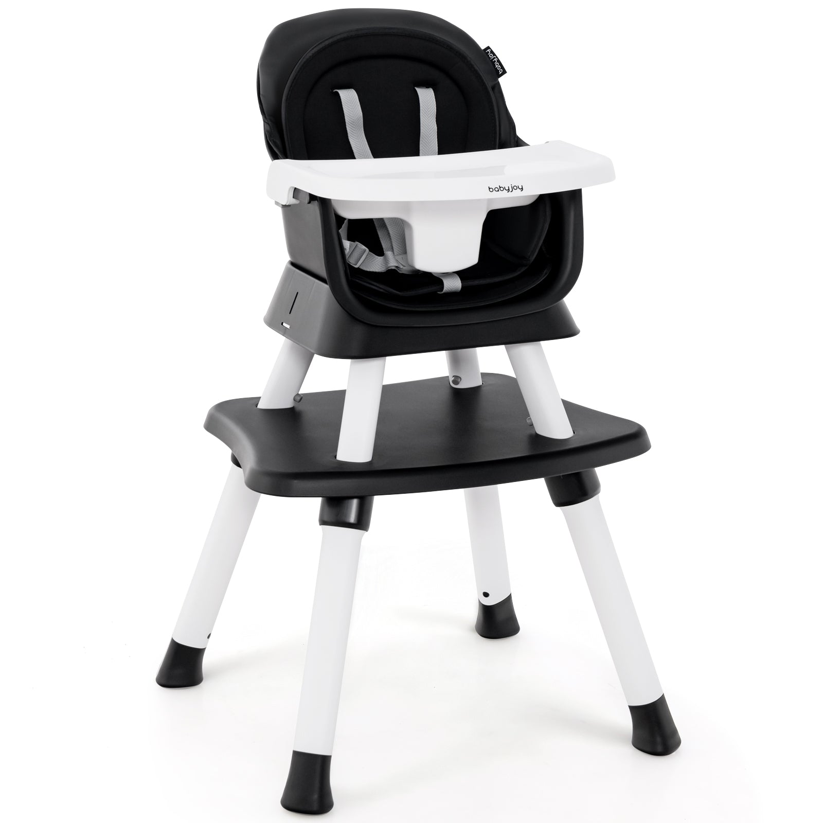 6-in-1 Convertible Baby High Chair with Removable Tray