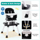 6-in-1 Convertible Baby High Chair with Removable Tray - LittleLullabyLoft