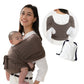Summer Cotton Cross Simple  Baby Carrier - LittleLullabyLoft