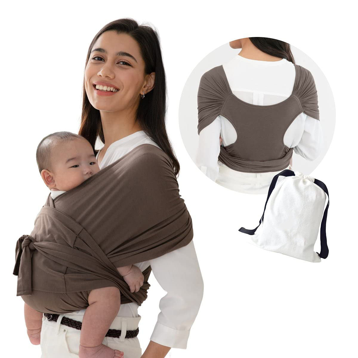 Summer Cotton Cross Simple  Baby Carrier - LittleLullabyLoft