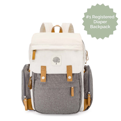 Birch Diaper Backpack Spacious Baby Travel Organizer Bag - LittleLullabyLoft