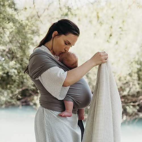 Boba Wrap Baby Carrier - Original Stretchy Infant Sling - LittleLullabyLoft