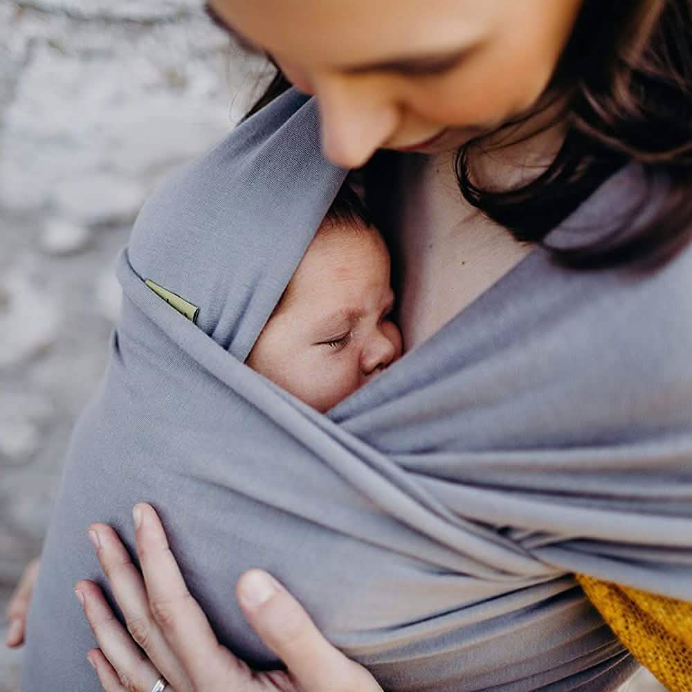 Boba Wrap Baby Carrier - Original Stretchy Infant Sling - LittleLullabyLoft