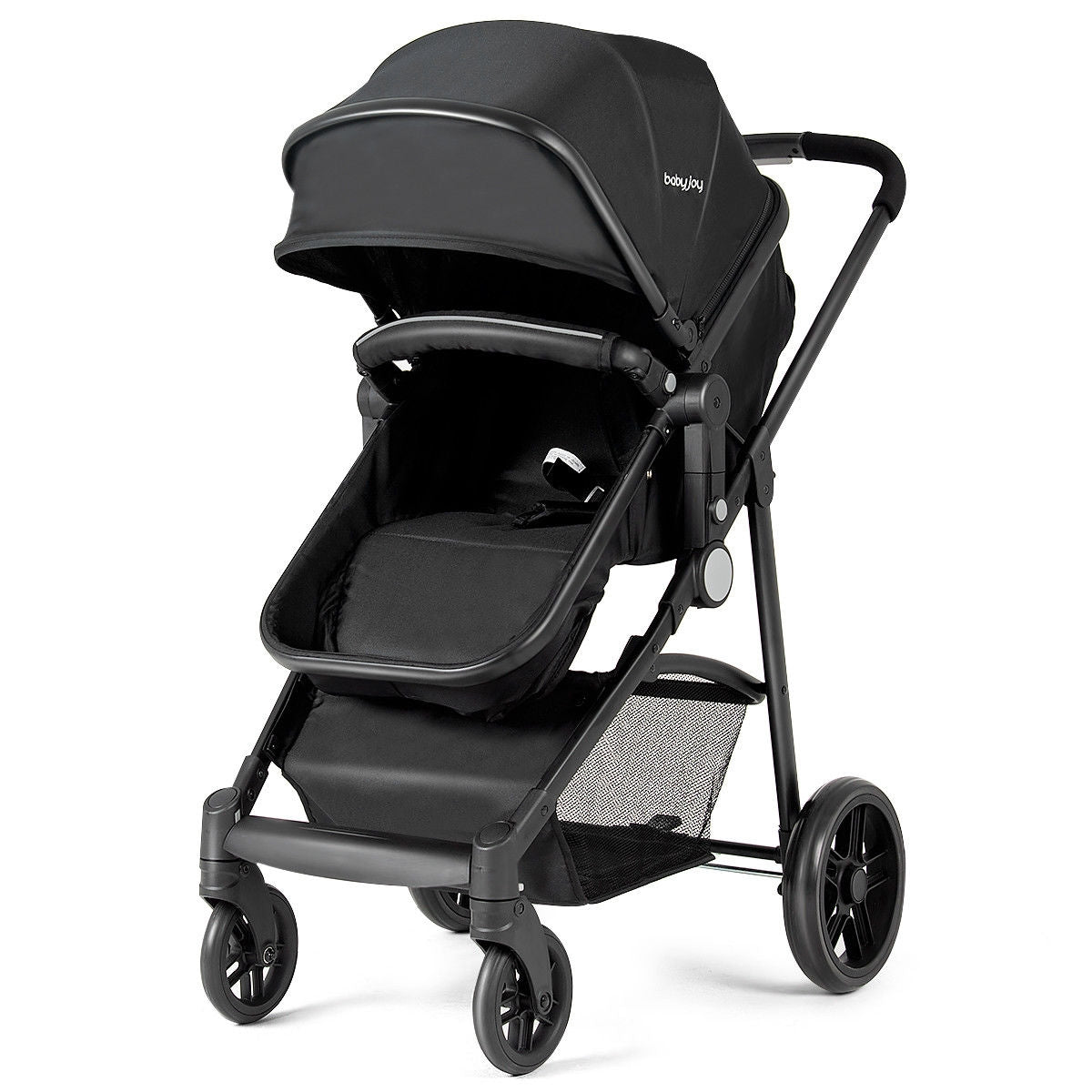 2-in-1 Foldable Pushchair Newborn Infant Baby Stroller - LittleLullabyLoft