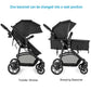 2-in-1 Foldable Pushchair Newborn Infant Baby Stroller - LittleLullabyLoft