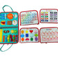 Children's Busy Board Dressing and Buttoning Learning Book Toy - LittleLullabyLoft