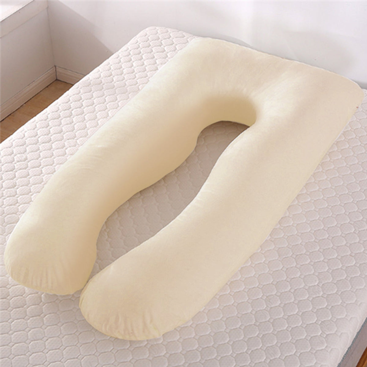 U-Shaped Maternity Pillow – Cooling Pregnancy Support Pillow - LittleLullabyLoft
