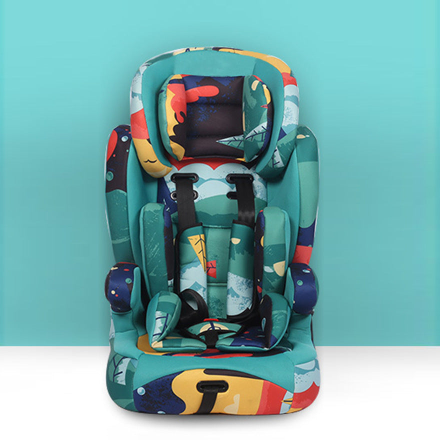 Foldable Portable Baby Car Seat with Carry Basket