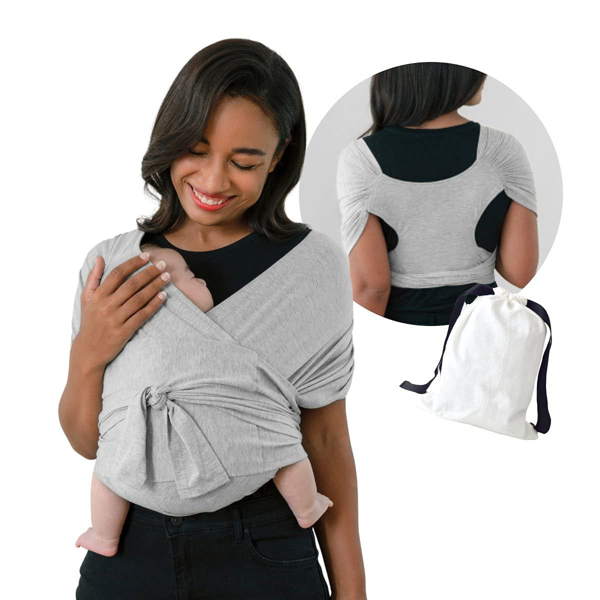 Summer Cotton Cross Simple  Baby Carrier - LittleLullabyLoft