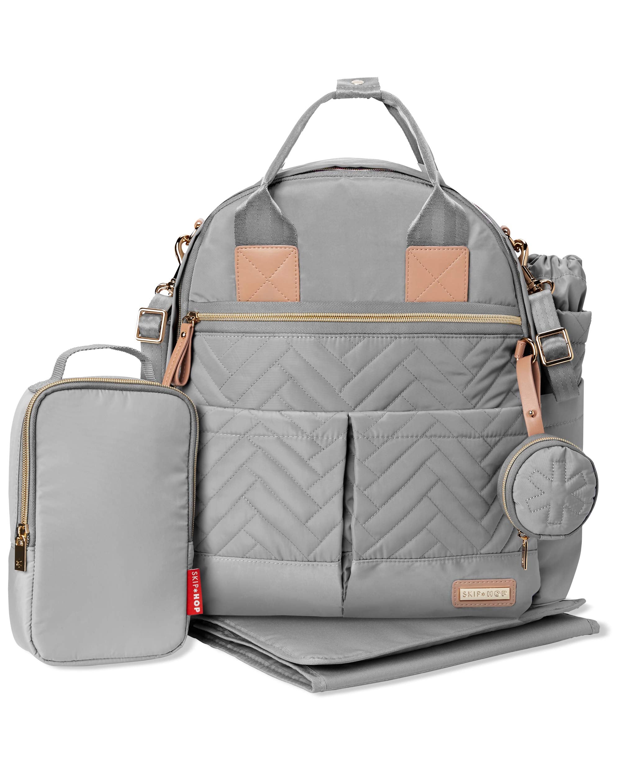 Skip Hop Suite 6-in-1 Diaper Backpack Baby Travel Set