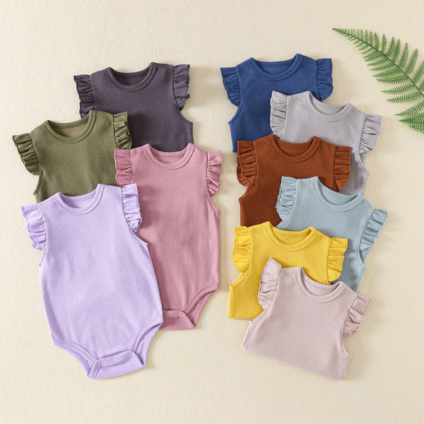 Newborn Baby Girl Onesie Jumpsuit Romper Outfit Set