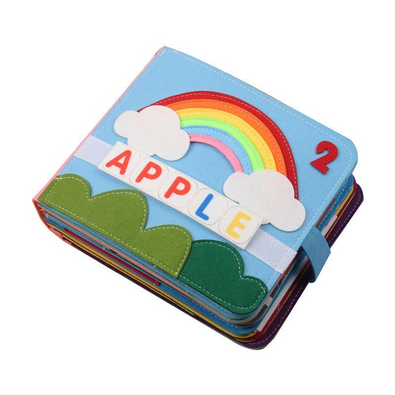 Felt Busy Board 3D Educational Learning Activity Book