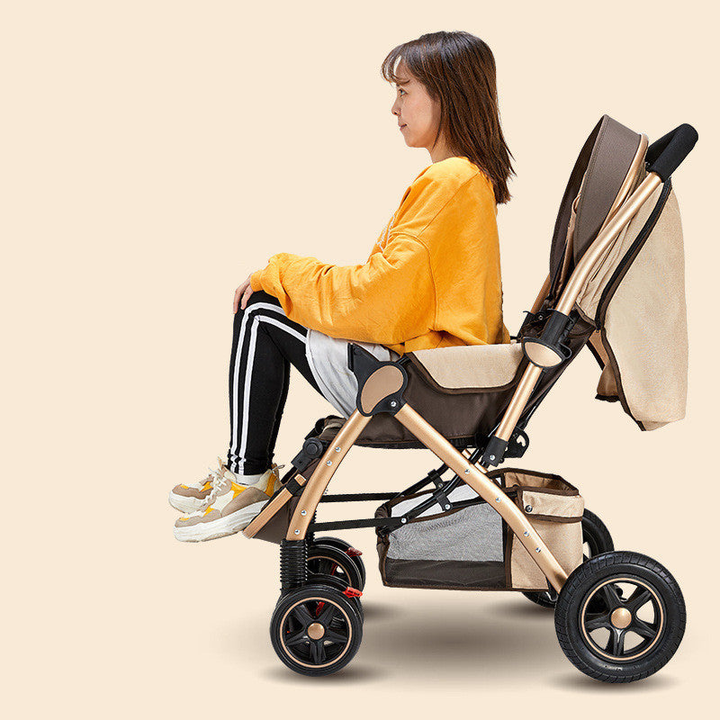 Lightweight Foldable Baby Stroller for Everyday Travel Convenience