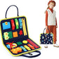 Children's Busy Board Dressing and Buttoning Learning Book Toy - LittleLullabyLoft