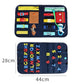 Children's Busy Board Dressing and Buttoning Learning Book Toy - LittleLullabyLoft