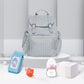 Waterproof Tweed Diaper Bag Backpack for Travel - LittleLullabyLoft