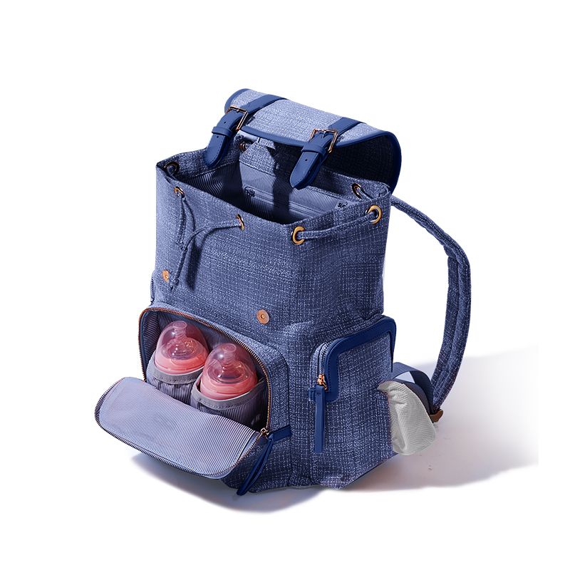 Waterproof Tweed Diaper Bag Backpack for Travel