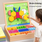 Children's Magnetic Geometric Tangram Puzzle Blocks Educational Toy - LittleLullabyLoft