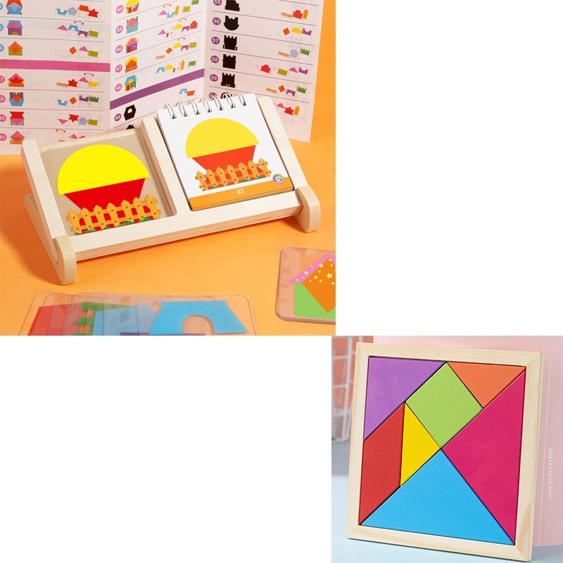 Geometric Building Block Puzzle Toy for Spatial Learning