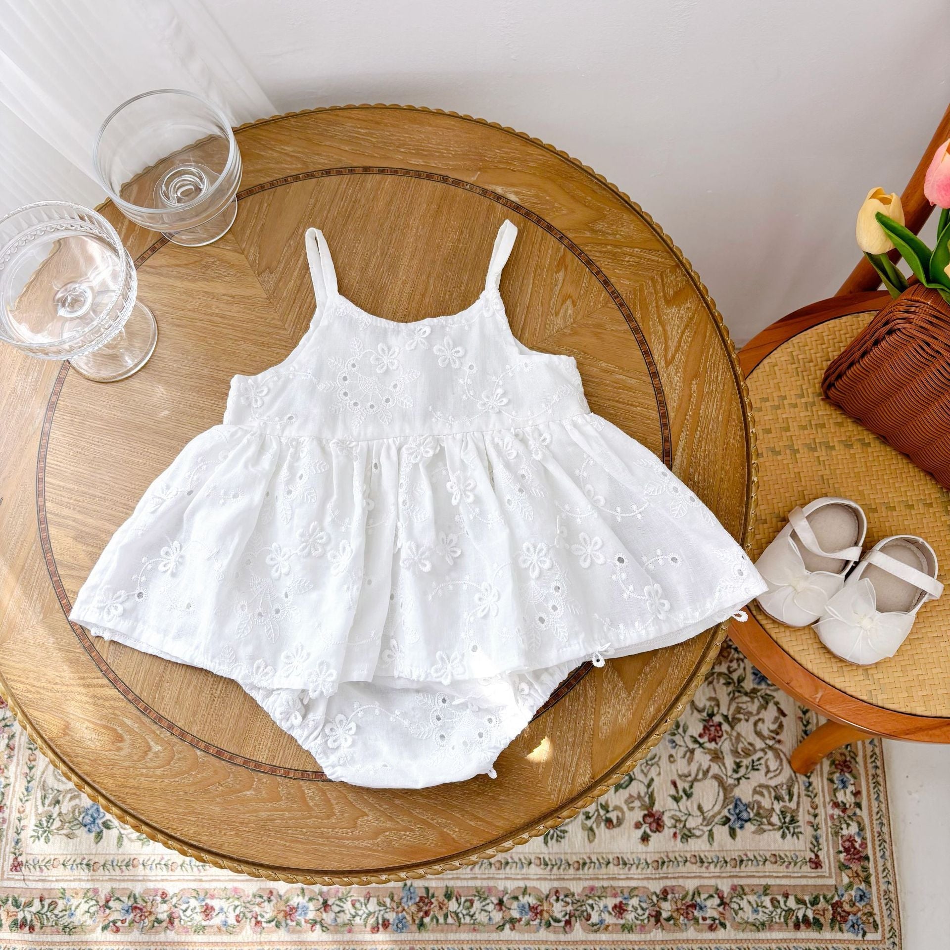 Summer Baby Girl Jumpsuit Soft Gown Outfit