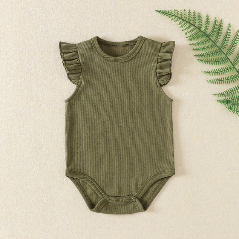 Newborn Baby Girl Onesie Jumpsuit Romper Outfit Set